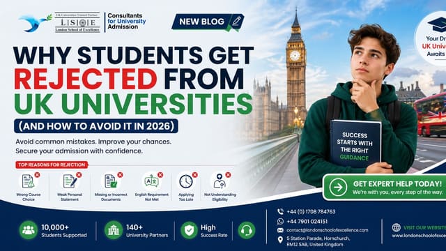 Why Students Get Rejected from UK Universities (And How to Avoid It in 2026)